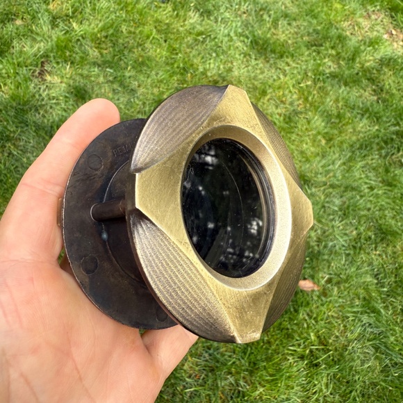 Vintage Private Eye Peep Hole Door Viewer Seeing Eye Security Viewer Gold USA. - Picture 3 of 11